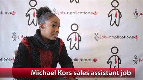 michael kors sales assistant